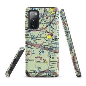 Bordner Airport (3D8) VFR Sectional Samsung Phone Case