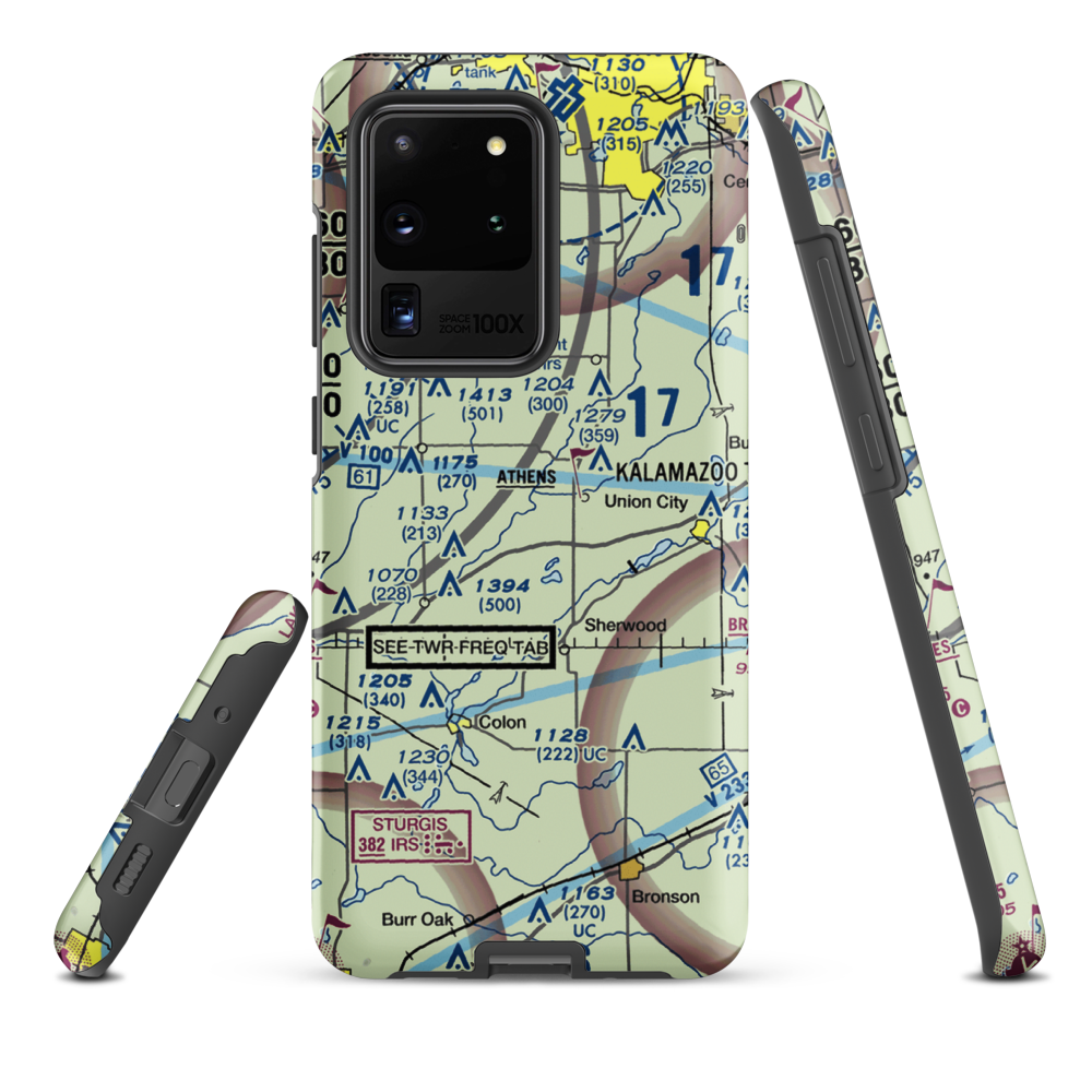 Boulder Canyon Airport (MI56) VFR Sectional Samsung Phone Case Samsung Galaxy S20 Ultra model shown