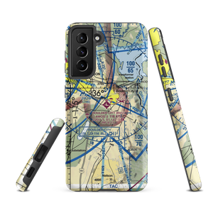 Boulder City Municipal Airport (BVU) VFR Sectional Samsung Phone Case