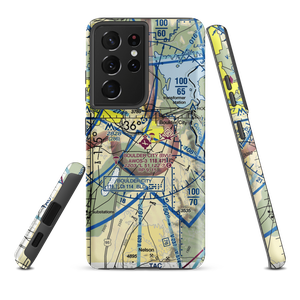 Boulder City Municipal Airport (BVU) VFR Sectional Samsung Phone Case