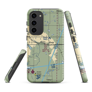 Bowdle Municipal Airport (5SD3) VFR Sectional Samsung Phone Case