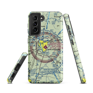 Bowling Green Warren County Regional Airport (BWG) VFR Sectional Samsung Phone Case