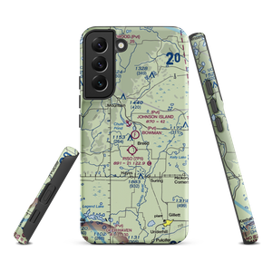 Bowman Airstrip (32WN) VFR Sectional Samsung Phone Case