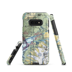 Bradley Lake Hydroelectri Project Airstrip (0AK7) VFR Sectional Samsung Phone Case