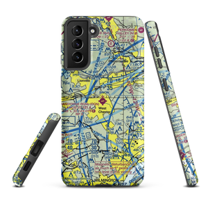 Brandywine Regional Airport (OQN) VFR Sectional Samsung Phone Case