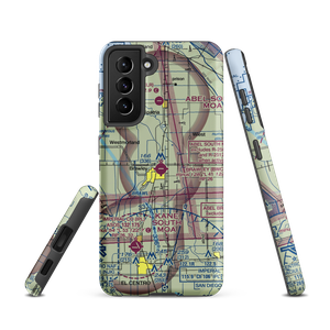 Brawley Municipal Airport (BWC) VFR Sectional Samsung Phone Case