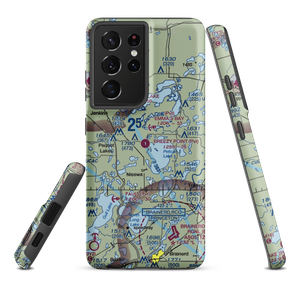 Breezy Point Airport (8MN3) VFR Sectional Samsung Phone Case