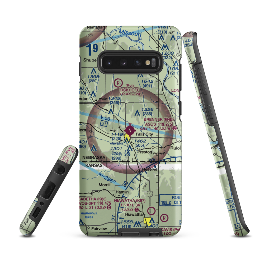 Brenner Field (FNB) VFR Sectional Samsung Phone Case Samsung Galaxy S10 Plus model shown