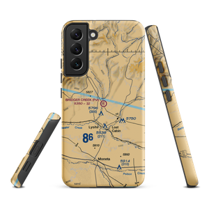 Bridger Creek Airport (WY34) VFR Sectional Samsung Phone Case