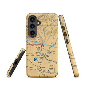 Bridger Creek Airport (WY34) VFR Sectional Samsung Phone Case