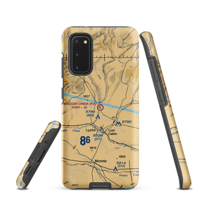 Bridger Creek Airport (WY34) VFR Sectional Samsung Phone Case