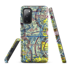 Britt Brown & Porter Ranch Airport (6FD6) VFR Sectional Samsung Phone Case