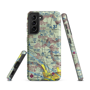 Britts Crosswind Airport (91TE) VFR Sectional Samsung Phone Case