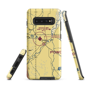 Broadus Airport (BDX) VFR Sectional Samsung Phone Case