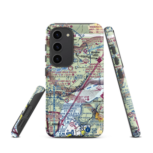 Brocker Lake Seaplane Base (6A7) VFR Sectional Samsung Phone Case