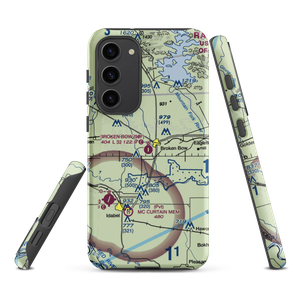 Broken Bow Airport (90F) VFR Sectional Samsung Phone Case