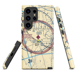 Broken Bow Municipal Airport (BBW) VFR Sectional Samsung Phone Case