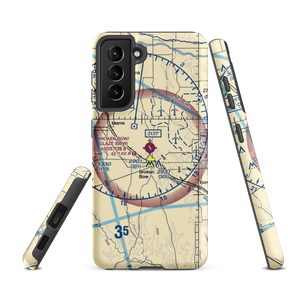 Broken Bow Municipal Airport (BBW) VFR Sectional Samsung Phone Case