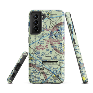 Brookline - Meadowmere Airport (9GA6) VFR Sectional Samsung Phone Case