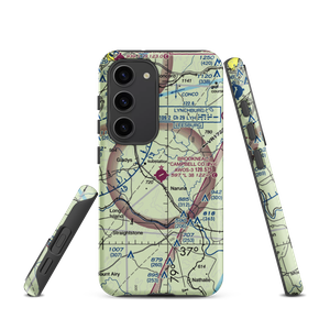 Brookneal/Campbell County Airport (0V4) VFR Sectional Samsung Phone Case