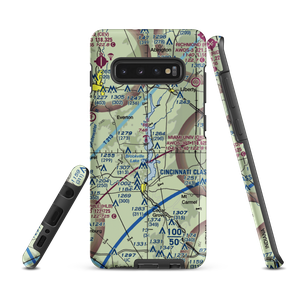 Brookville Reservoir Seaplane Base (12I) VFR Sectional Samsung Phone Case