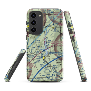 Brookville Reservoir Seaplane Base (12I) VFR Sectional Samsung Phone Case