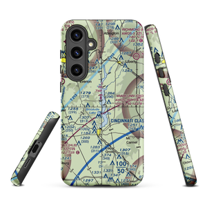 Brookville Reservoir Seaplane Base (12I) VFR Sectional Samsung Phone Case