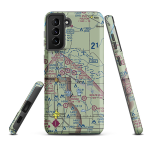 Brown Airstrip (OK81) VFR Sectional Samsung Phone Case