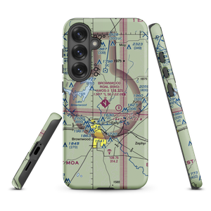 Brownwood Regional Airport (BWD) VFR Sectional Samsung Phone Case