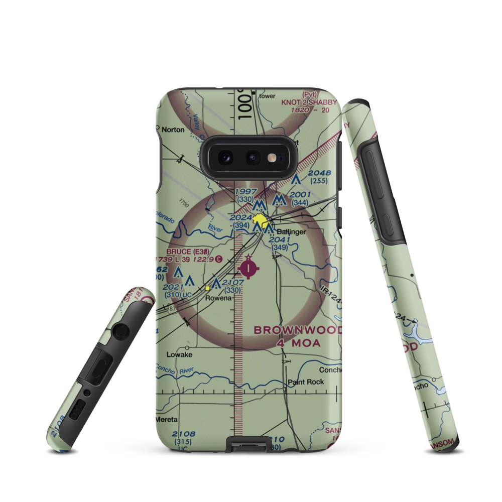 Bruce Field (E30) VFR Sectional Samsung Phone Case Samsung Galaxy S10 Plus model shown