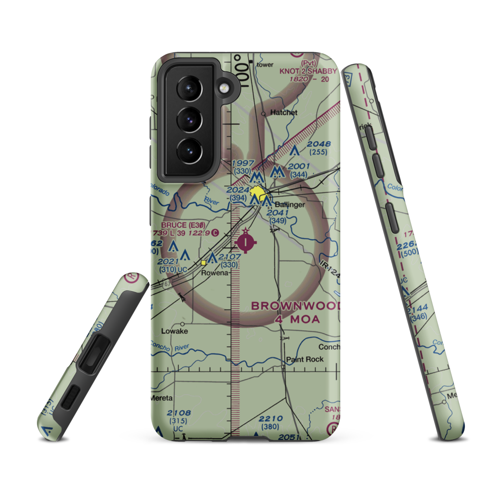 Bruce Field (E30) VFR Sectional Samsung Phone Case Samsung Galaxy S21 FE model shown