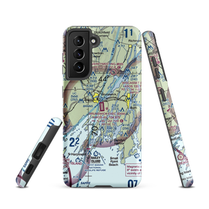 Brunswick Executive Airport (BXM) VFR Sectional Samsung Phone Case