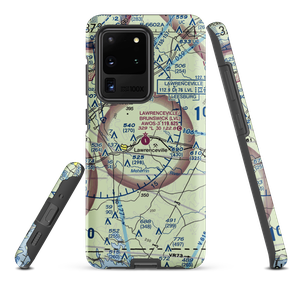 Brunswick Municipal Airport (LVL) VFR Sectional Samsung Phone Case