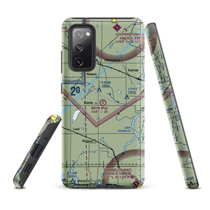 Bryn Airport (ND09) VFR Sectional Samsung Phone Case