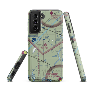 Bryn Airport (ND09) VFR Sectional Samsung Phone Case