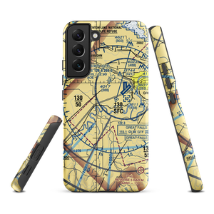 Buchanan Ranch Airport (MT75) VFR Sectional Samsung Phone Case