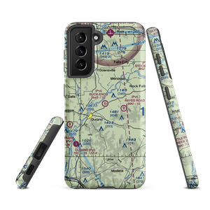 Buck Knob Airport (WI74) VFR Sectional Samsung Phone Case