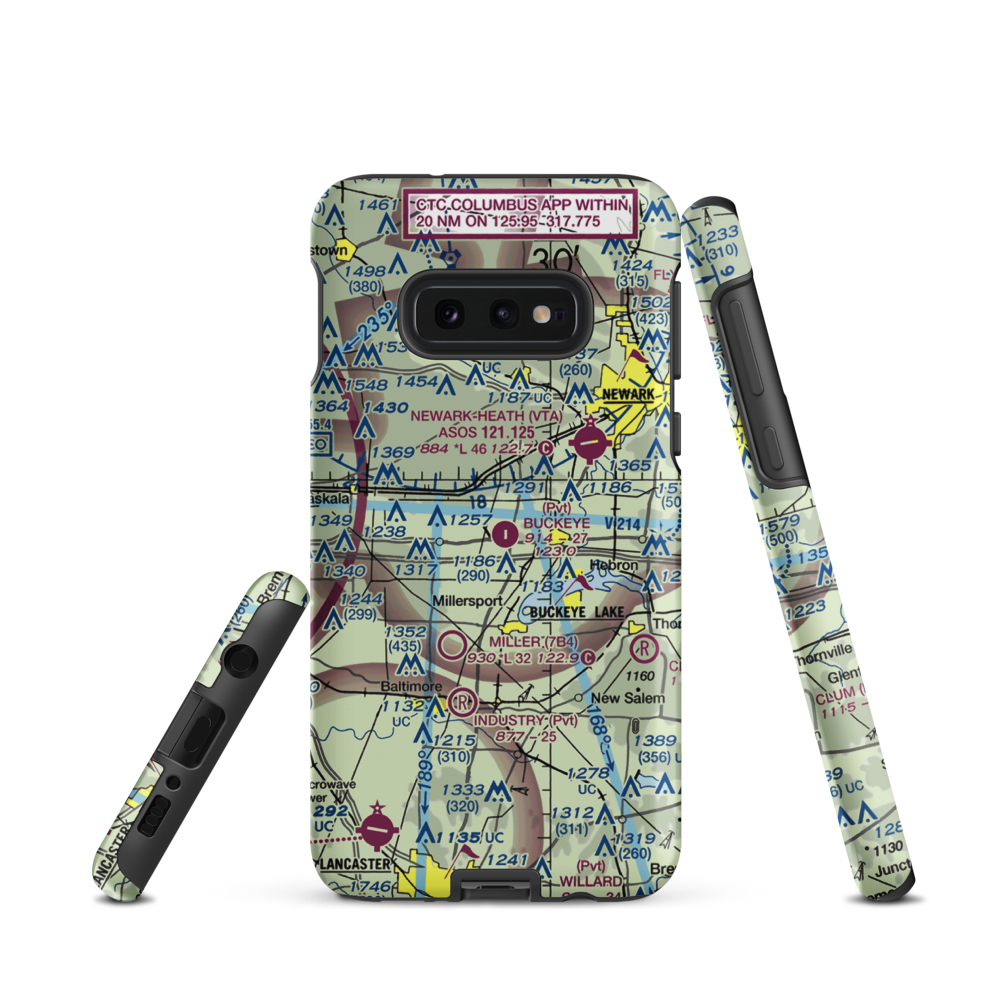 Buckeye Executive Airport (9OA5) VFR Sectional Samsung Phone Case Samsung Galaxy S10 Plus model shown