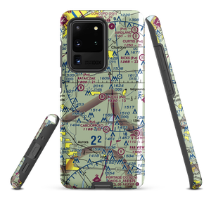 Bucks Airport (40OH) VFR Sectional Samsung Phone Case