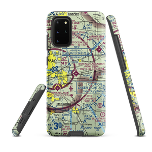 Buffalo Lancaster Regional Airport (BQR) VFR Sectional Samsung Phone Case