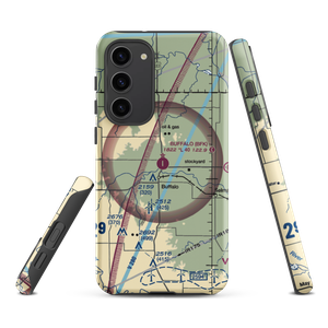 Buffalo Municipal Airport (BFK) VFR Sectional Samsung Phone Case