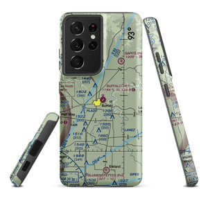 Buffalo Municipal Airport (H17) VFR Sectional Samsung Phone Case