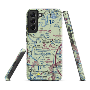 Bugtown Airport (15IN) VFR Sectional Samsung Phone Case