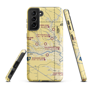 Bullwhacker Airport (BW8) VFR Sectional Samsung Phone Case