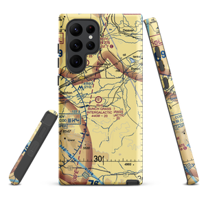 Bunch Grass Intergalactic Airport (WY15) VFR Sectional Samsung Phone Case