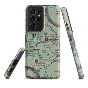 Burg Lake Aero Airport (30TX) VFR Sectional Samsung Phone Case