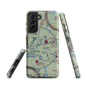 Burg Lake Aero Airport (30TX) VFR Sectional Samsung Phone Case