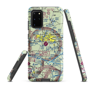 Burlington Alamance Regional Airport (BUY) VFR Sectional Samsung Phone Case