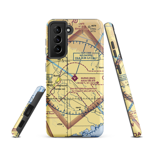 Burns Municipal Airport (BNO) VFR Sectional Samsung Phone Case