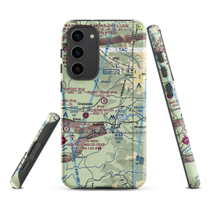 Burnt Ridge Airstrip (WN74) VFR Sectional Samsung Phone Case